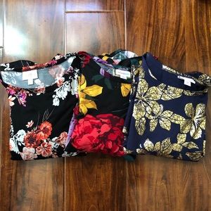 LuLaRoe Carly dress floral lot